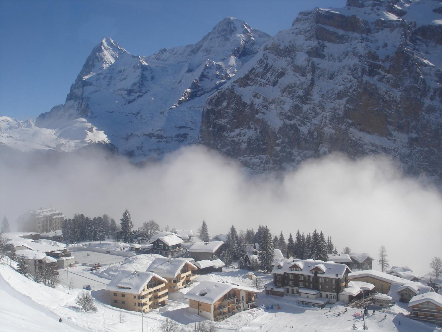 Hotel Alpina Mürren Exterior foto